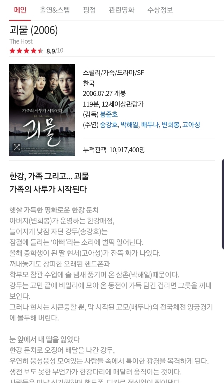 그럼에도 불구하고(?) 봉준호 감독의 최고 영화는? | 인스티즈