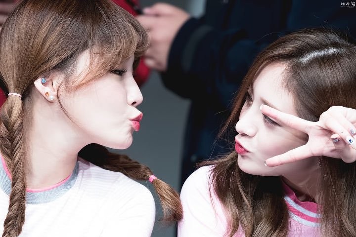 양갈래 머리한 아이오아이 멤버 모음 .jpg | 인스티즈