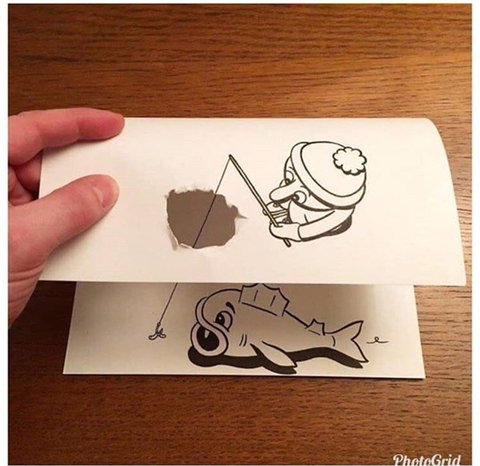 A4 한장으로 만든 작품.jpg | 인스티즈