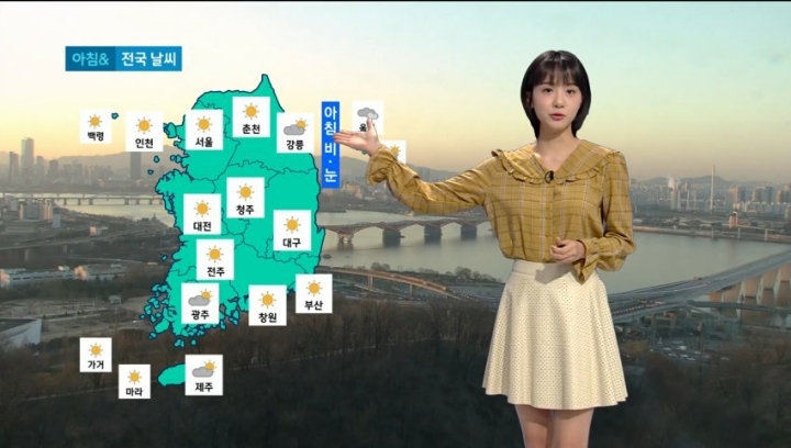 20200316 아침&amp; 김민아 JTBC 기상캐스터 | 인스티즈