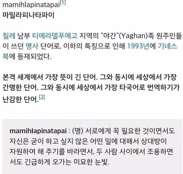 세상에서 뜻이 가장 긴 단어 jpg | 인스티즈