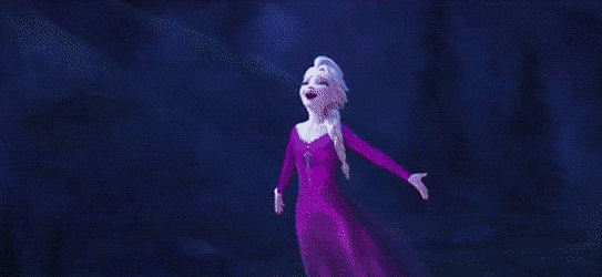 진화한 엘사 마법.gif | 인스티즈