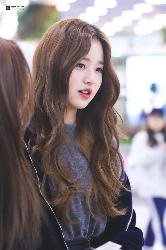 장원영 갈색머리 모음 .jpg | 인스티즈