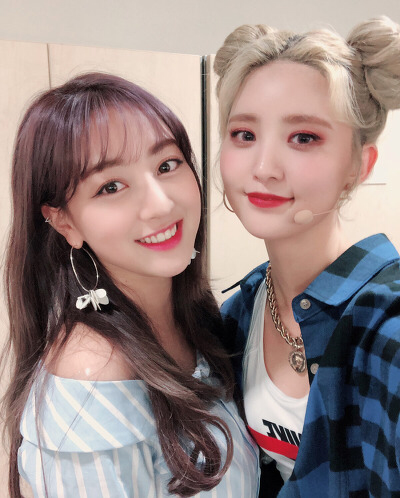 exid 정화 트와이스 지효의 우정 (아이돌) | 인스티즈