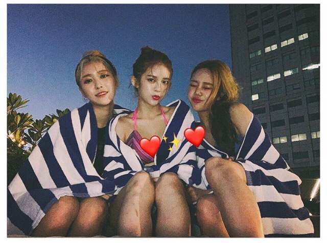 수영장에 간 모모랜드.jpg | 인스티즈