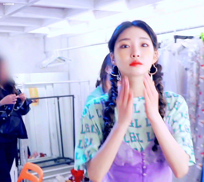 양갈래 머리한 아이오아이 멤버 모음 .jpg | 인스티즈