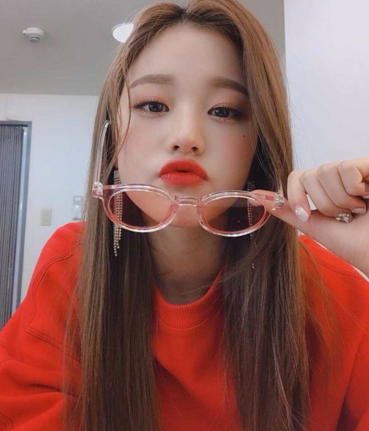 장원영 갈색머리 모음 .jpg | 인스티즈