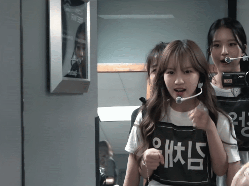 잔망미 터지는 쌈무 아이즈원 김채원.jpgif | 인스티즈