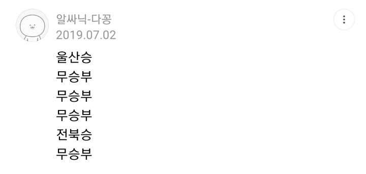 게토레이 승무패 19R &amp; 리뷰 18라운드 당첨자 발표입니다 | 인스티즈