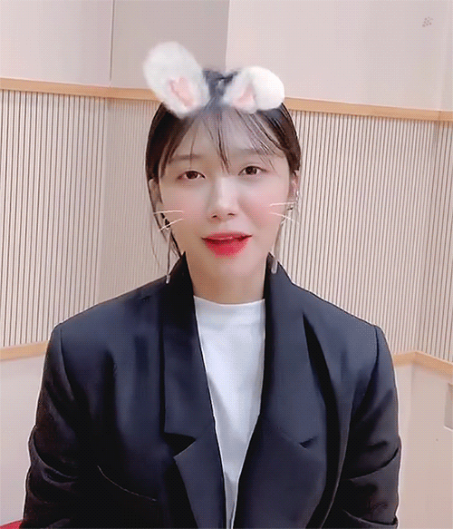 에이핑크 정은지 토끼 필터.gif | 인스티즈