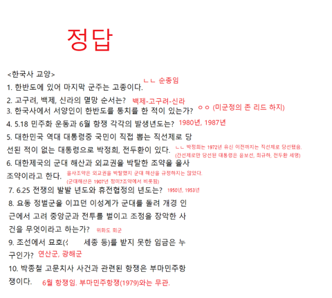 한국사 상식퀴즈 | 인스티즈