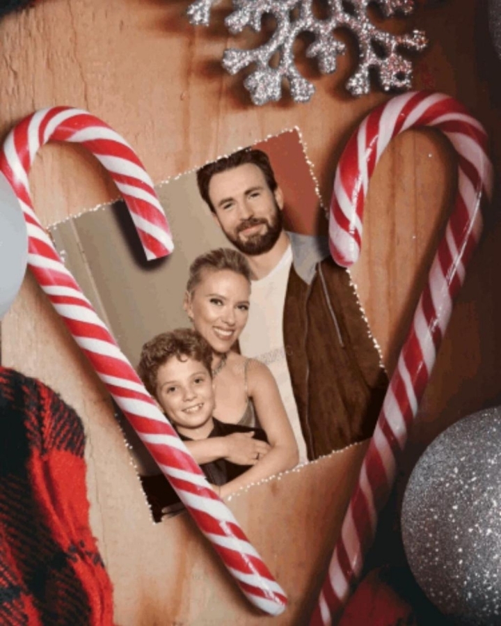 크리스 에반스 &amp; 스칼렛 요한슨 커플 크리스마스 팬아트들 | 인스티즈