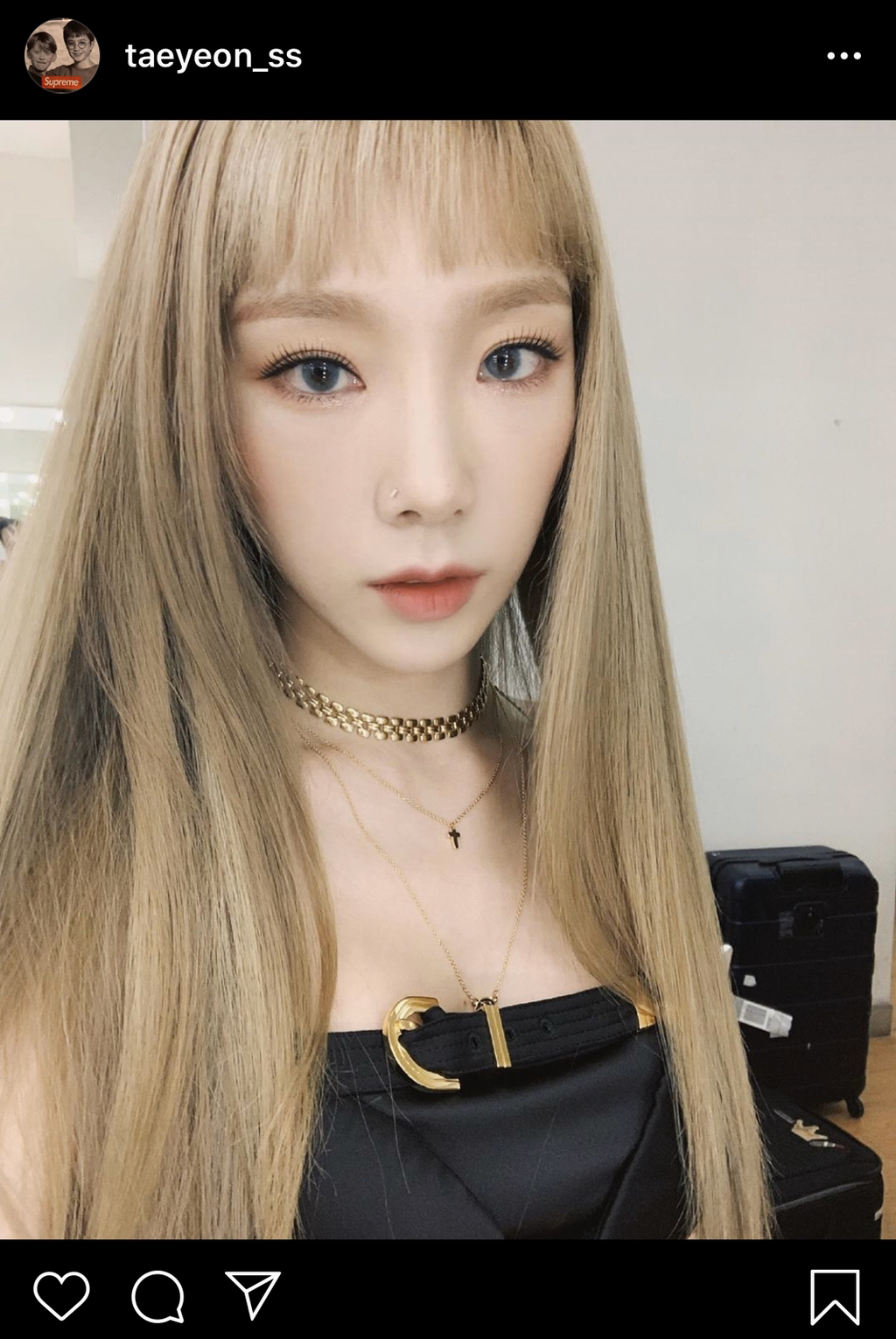 오늘자 태연 인스타그램 | 인스티즈