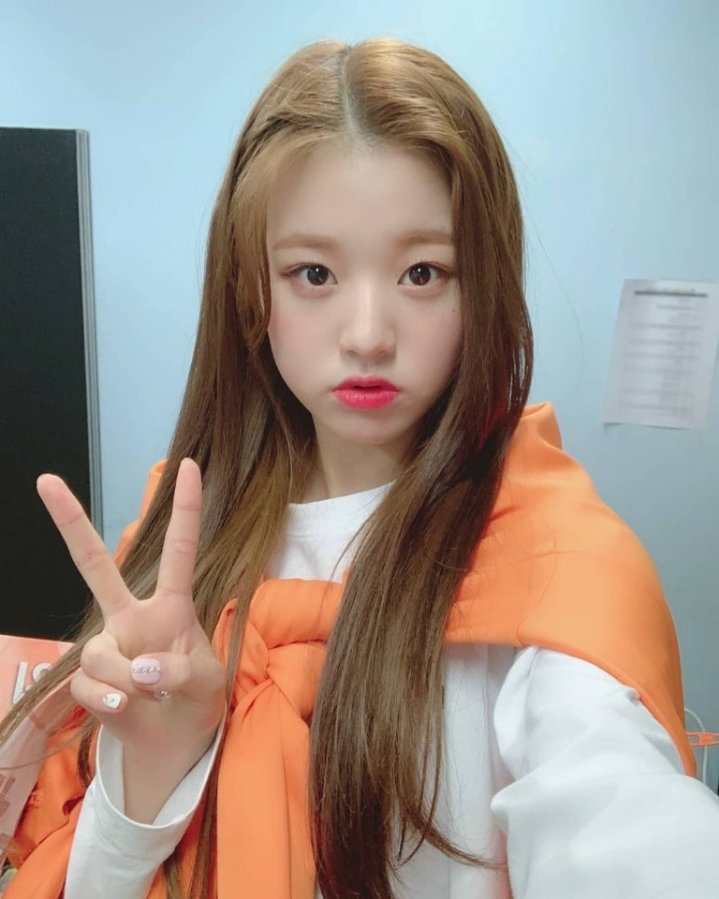 장원영 갈색머리 모음 .jpg | 인스티즈