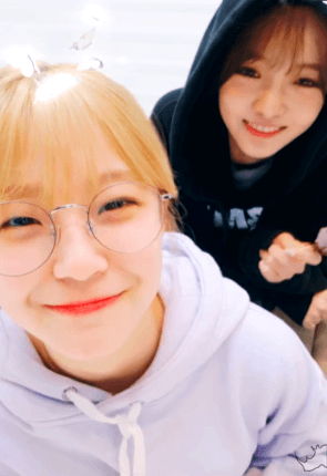 오늘자 V앱 프로미스나인 막내 백지헌.GIF | 인스티즈