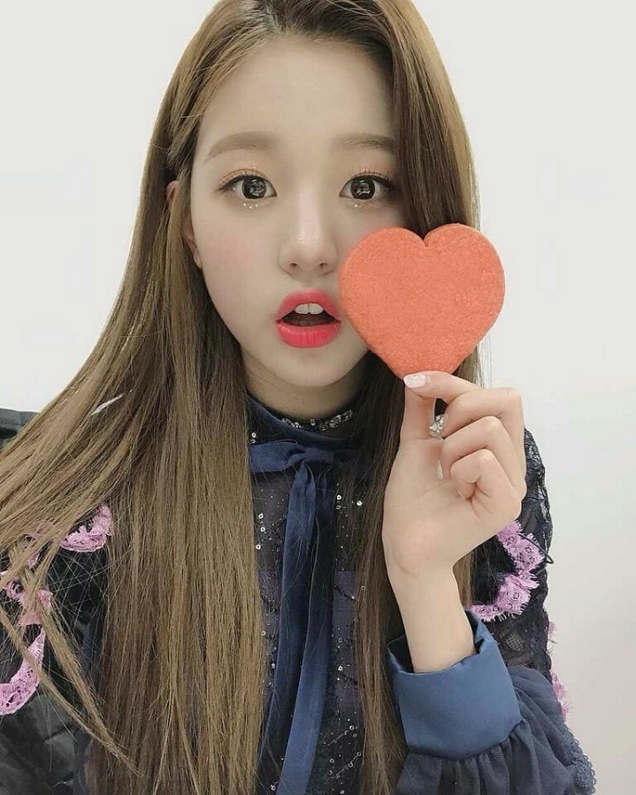 장원영 갈색머리 모음 .jpg | 인스티즈