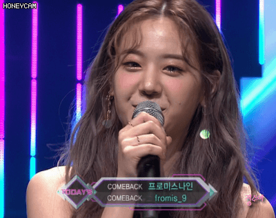 엠카운트다운 스폐셜MC 프로미스나인 장규리.GIF | 인스티즈
