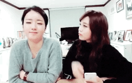 에이핑크 보미와 은지.gif | 인스티즈