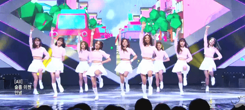 엠카 다시만난세계 커버무대한 프로미스나인 | 인스티즈