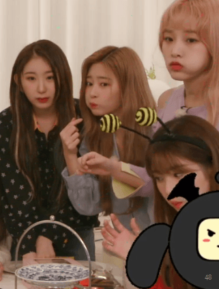 오늘 MBC 마리텔 트윈타워에 낀 아이즈원 최단신 149.9cm 나코 움짤+보너스 김민주의 현란한 눈알 개인기 | 인스티즈