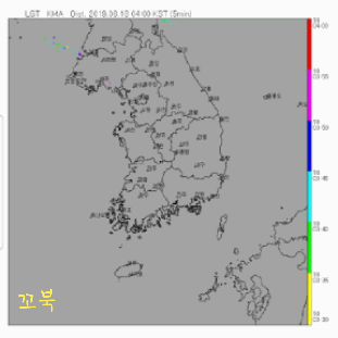 우리나라 현재 기상 상태.gif | 인스티즈