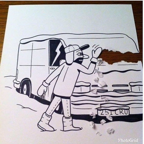 A4 한장으로 만든 작품.jpg | 인스티즈