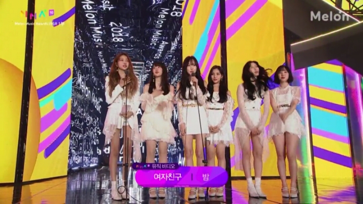 181201 MMA 뮤직비디오상 여자친구.JPG | 인스티즈