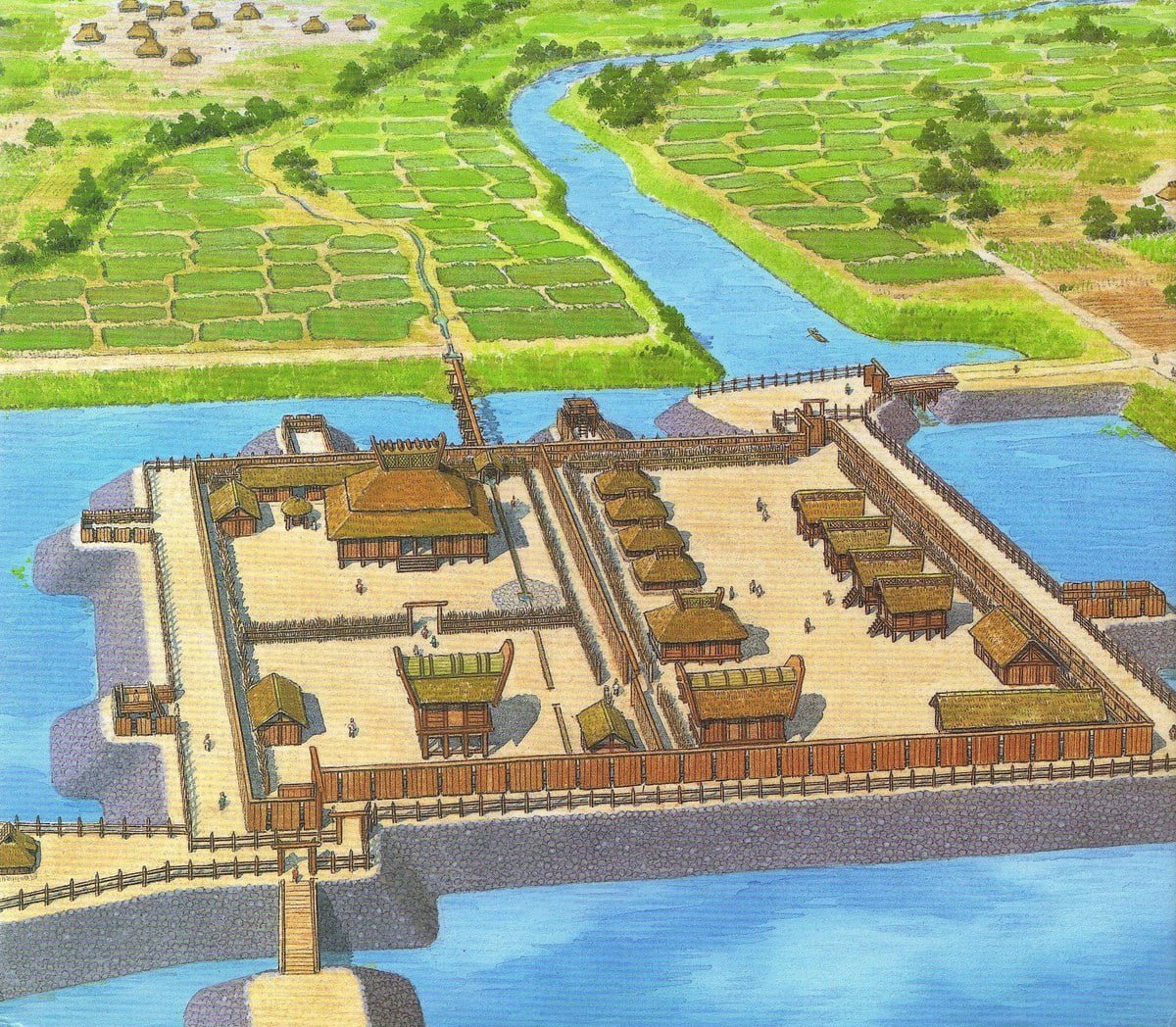 삼국시대 한반도에서 기술 배워가기 전 고대 일본의 궁궐.jpg | 인스티즈