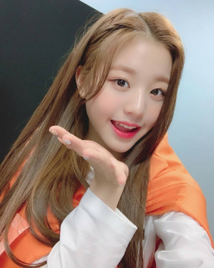 장원영 갈색머리 모음 .jpg | 인스티즈