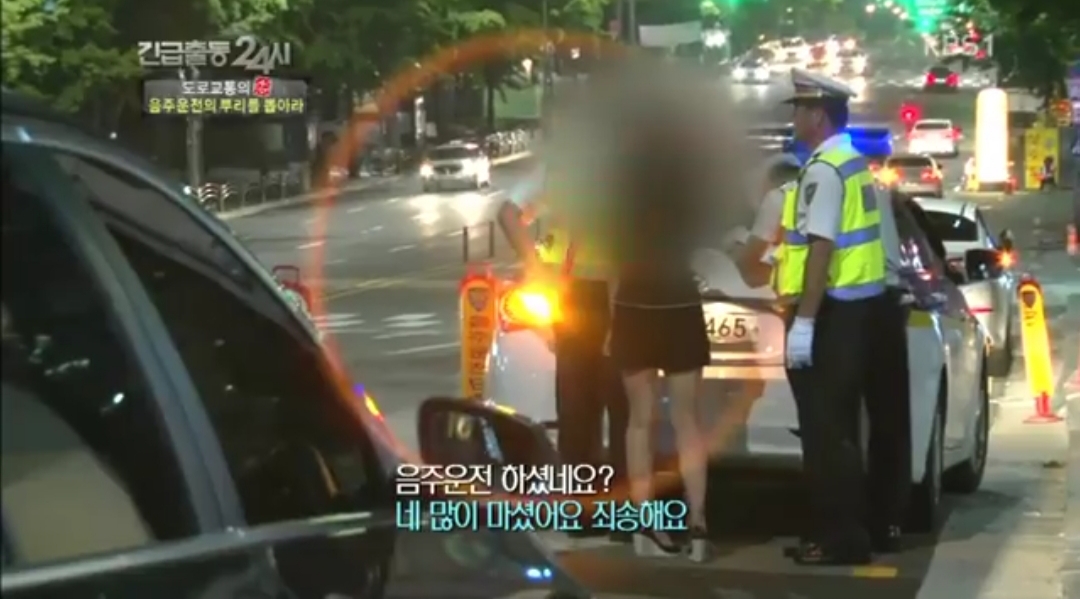 음주단속현장에서 도주한 여성 | 인스티즈