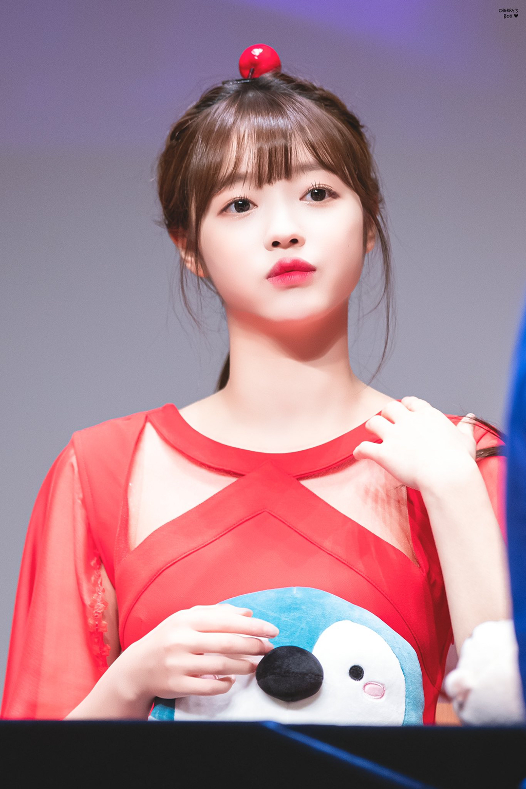 오마이걸 체리 🍒 입술 👄 유시아 | 인스티즈