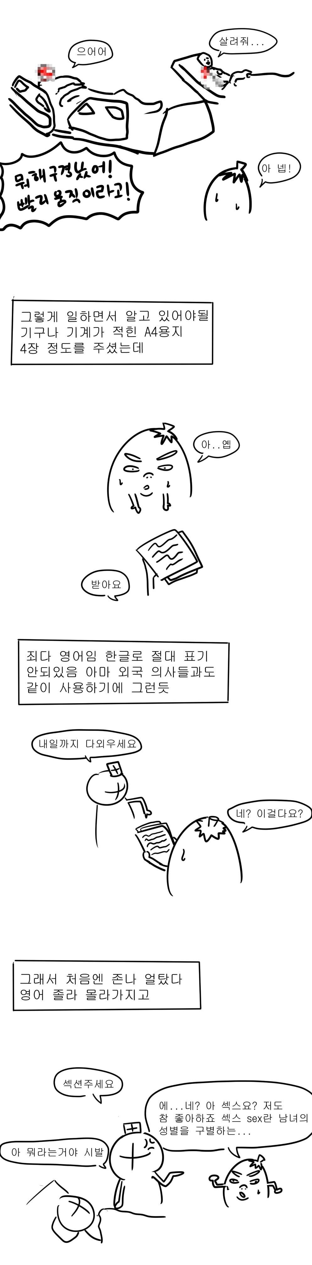 병원 중환자실에서 간호사들이랑 일해본썰...manhwa | 인스티즈