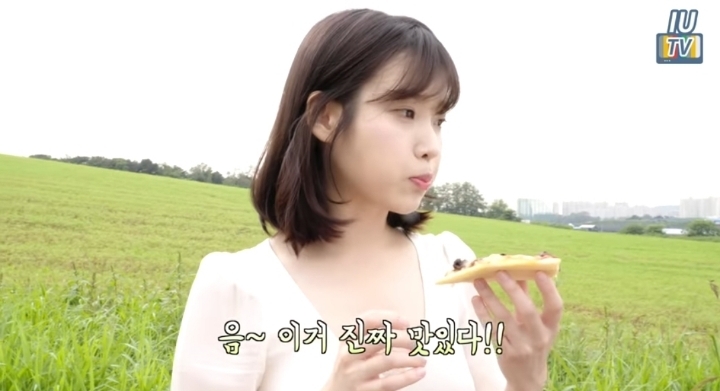 치킨과 피자를 대하는 아이유 | 인스티즈
