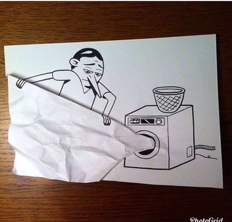 A4 한장으로 만든 작품.jpg | 인스티즈