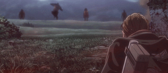 진격의 거인 3기 2쿨 짐승거인 투척씬 and 자살돌격 | 인스티즈