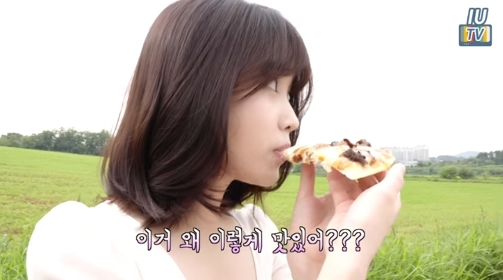 치킨과 피자를 대하는 아이유 | 인스티즈