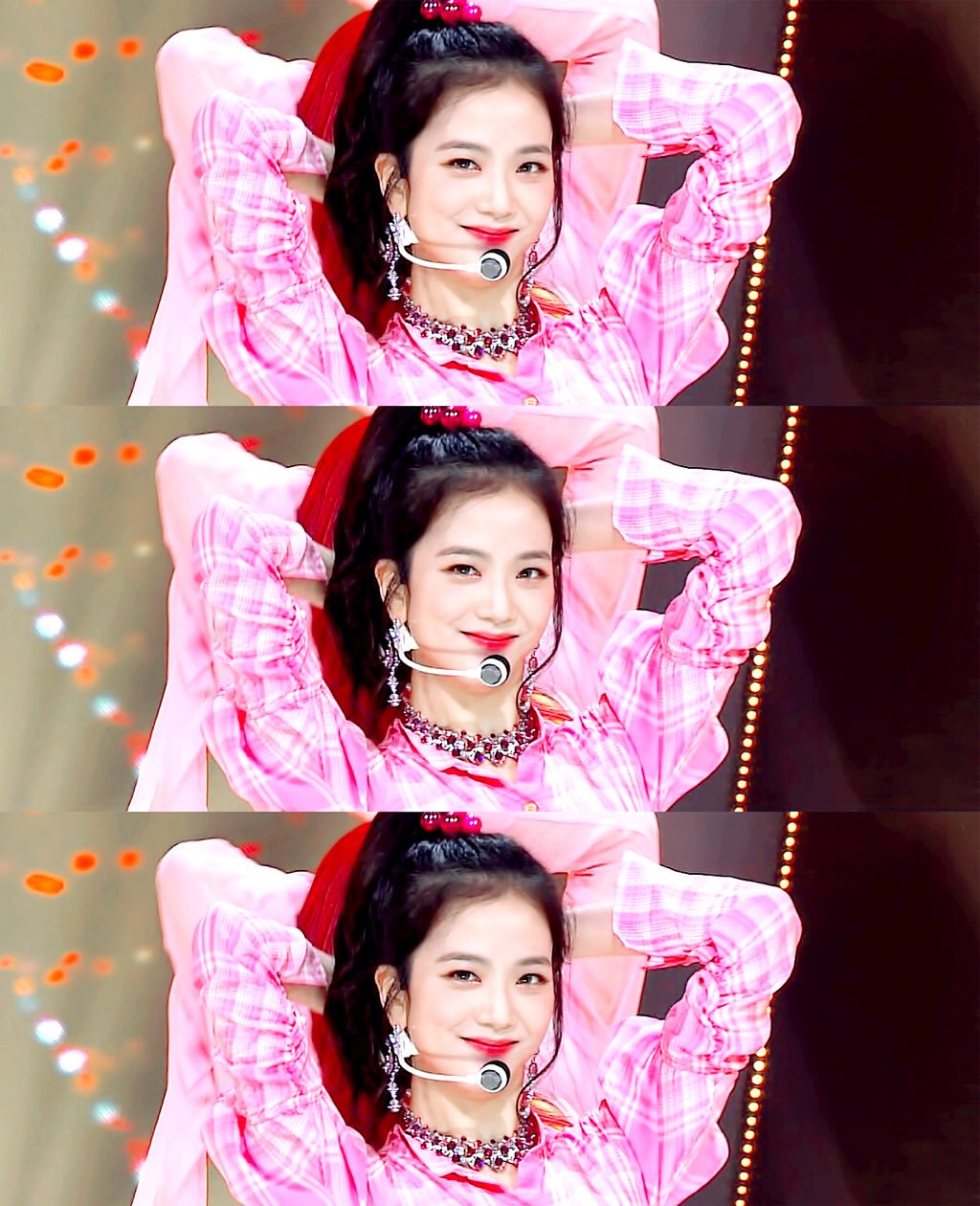 짱귀여운 포니테일 머리를 한 블랙핑크 지수 | 인스티즈