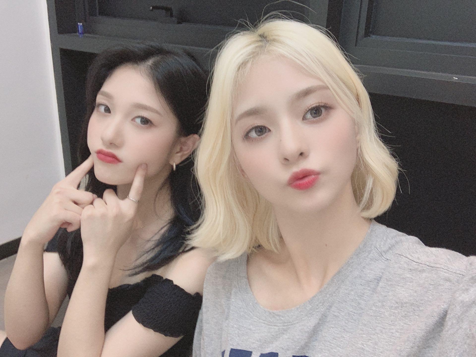 프로미스나인 브앱뉴짤 더여니와 나꼬 | 인스티즈