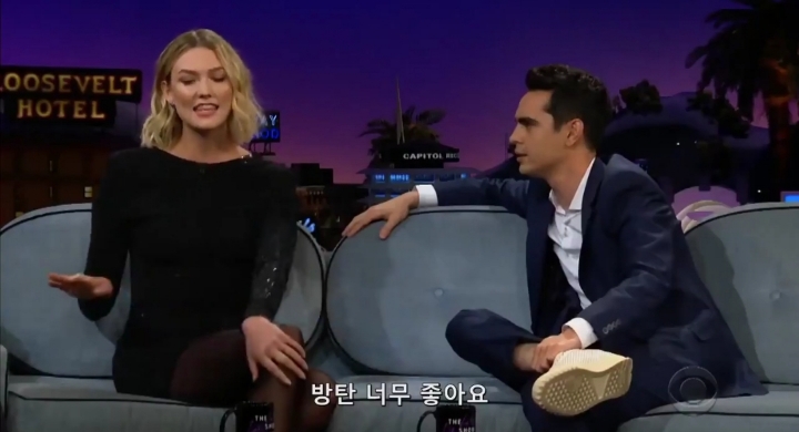 오늘자 미국 토크쇼에서 방탄소년단 팬이라는 맥스 밍겔라 | 인스티즈