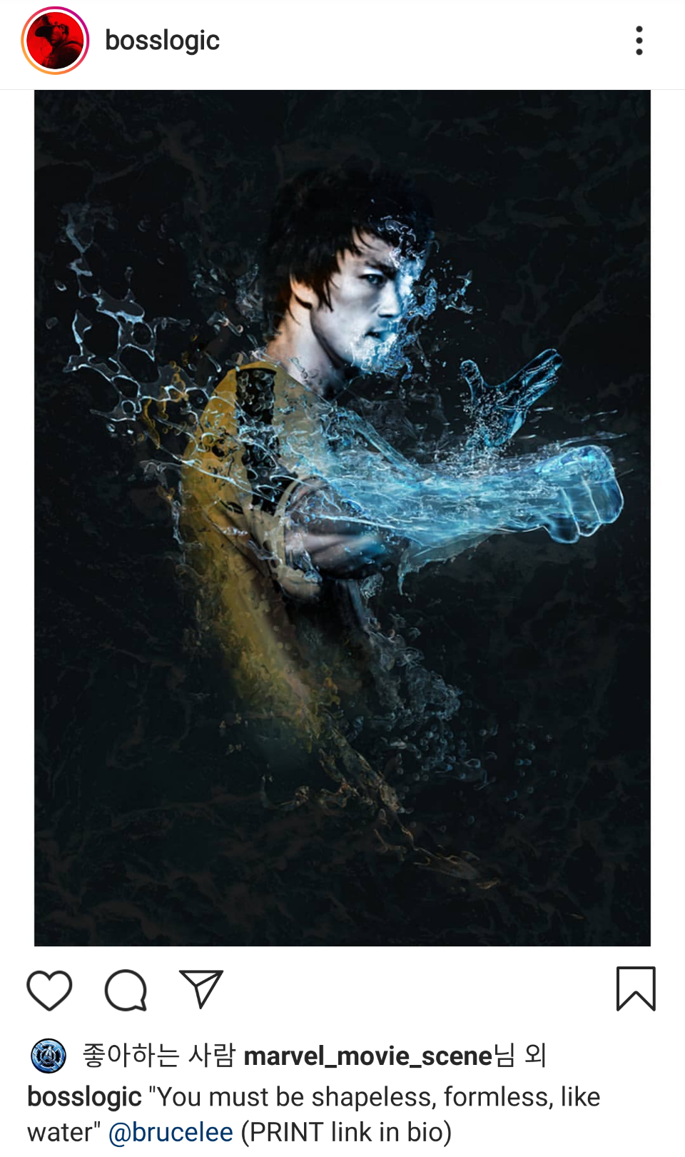 보스로직 이소룡 일러스트 | 인스티즈