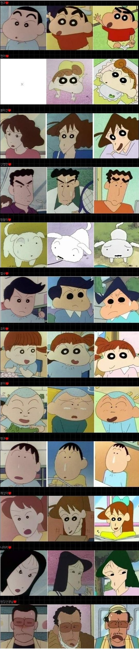 제일 귀여운 짱구 그림체는? | 인스티즈