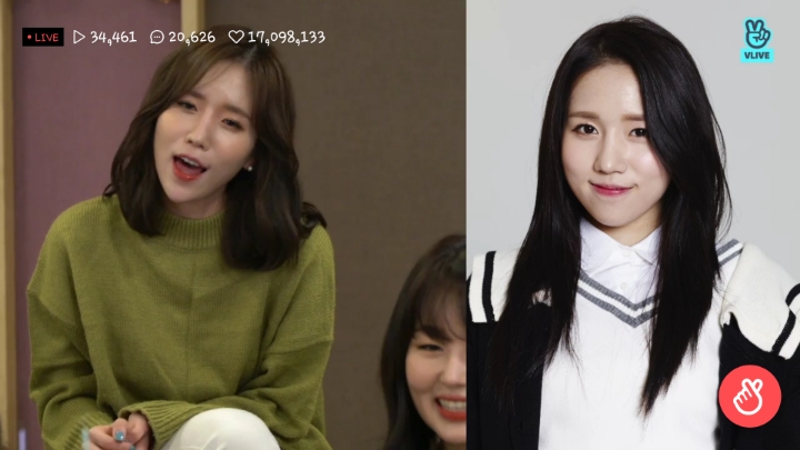 러블리즈 데뷔 4주년으로 V앱이 끝나서 캡쳐짤 | 인스티즈