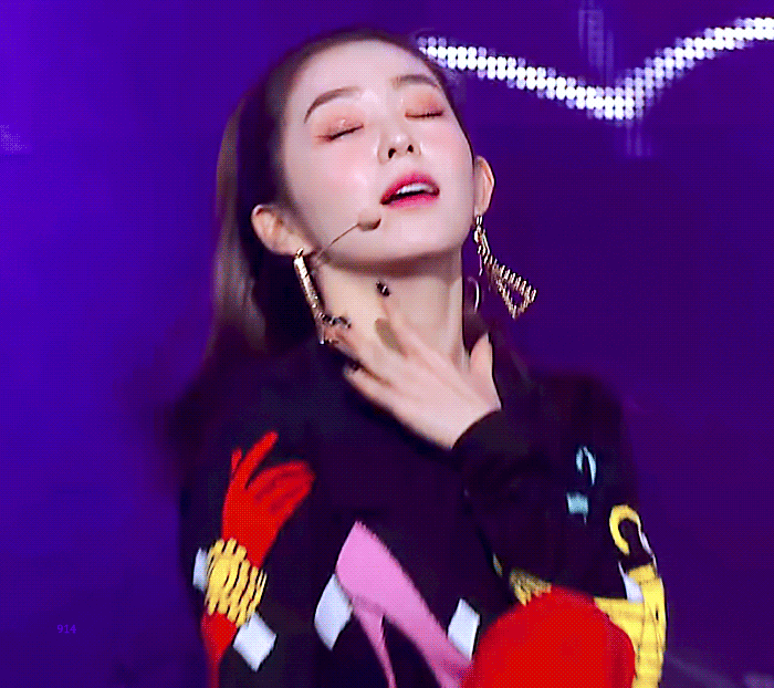 오늘자 인기가요 올백머리 아이린.gif | 인스티즈