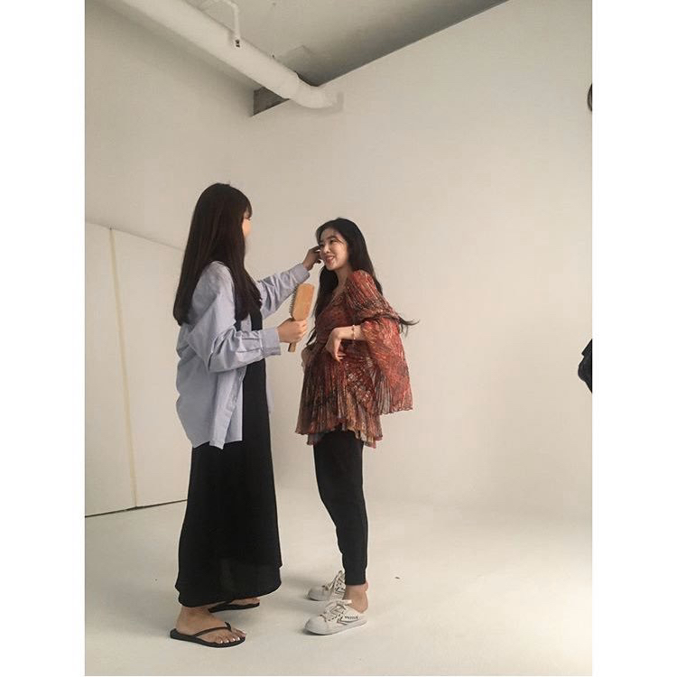 아이린 인스타에 올라온 화보촬영의 민낯.jpg | 인스티즈