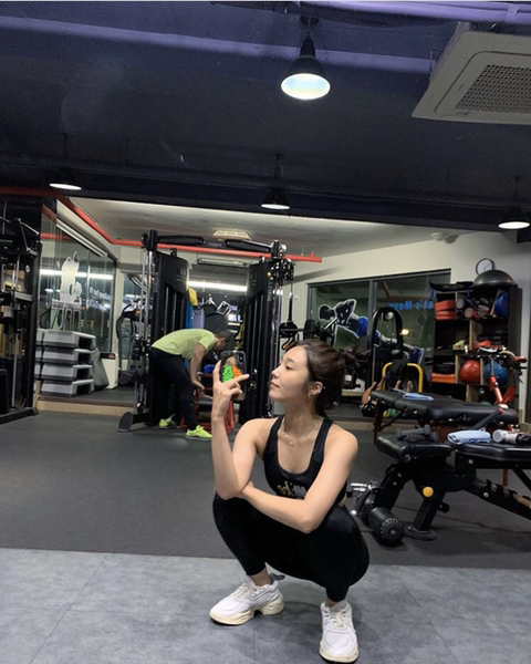 운동하고 뿌듯한 에이핑크 정은지.jpg | 인스티즈