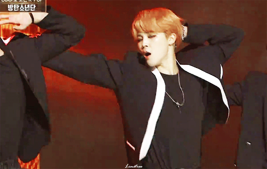 방탄소년단 지민 무대 위 표정 연기.jpgif | 인스티즈