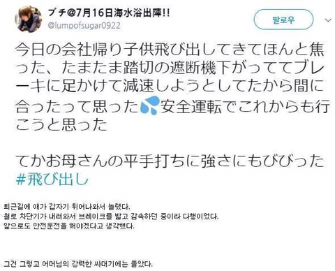 일본의 교통사고 훈육법 | 인스티즈