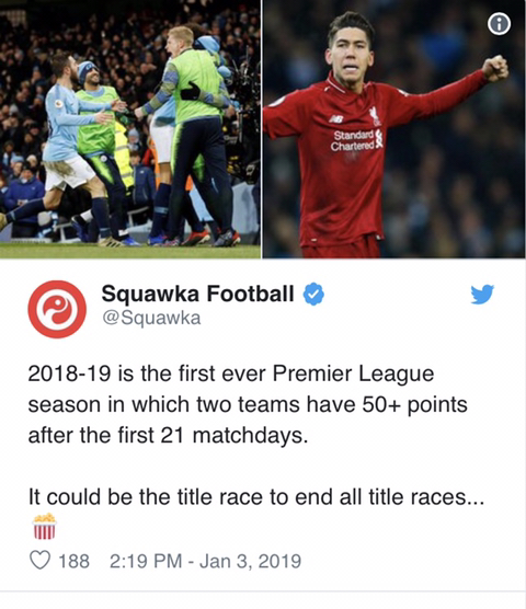 [스쿼카] 이피엘 출범 이후 21라운드에 승점 50점이 넘는 팀이 두팀인건 최초 | 인스티즈