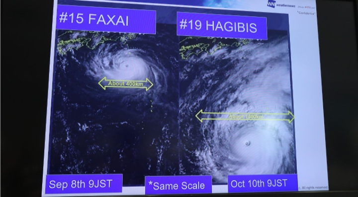 15호 태풍 파사이 vs 19호 태풍 하기비스 | 인스티즈