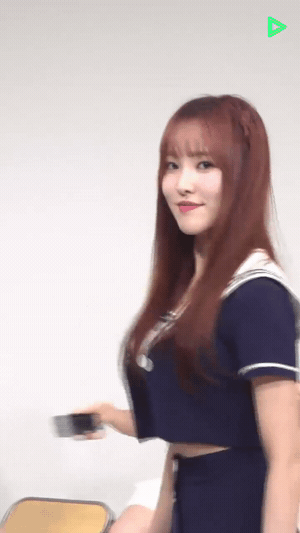 여자친구 유주 싱싱한 웨이브.gif | 인스티즈